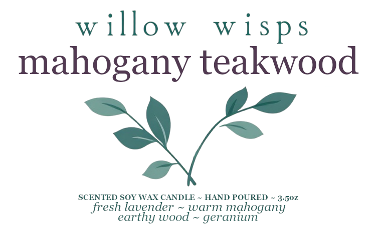 Mahogany Teakwood 3.5oz Sampler Candle