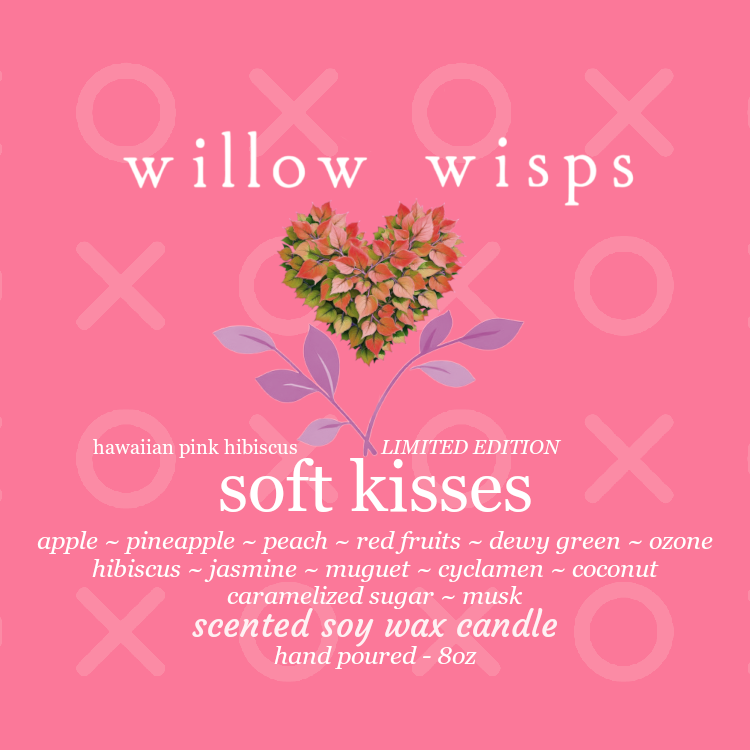 Soft Kisses 8oz Valentine’s Candle