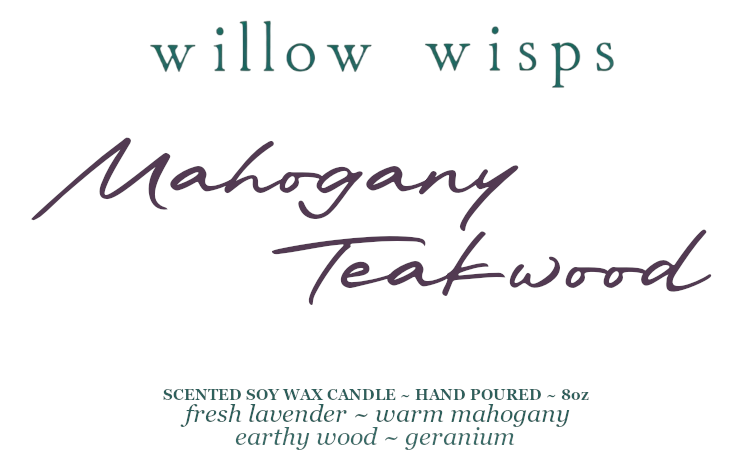 Mahogany Teakwood 8oz Candle
