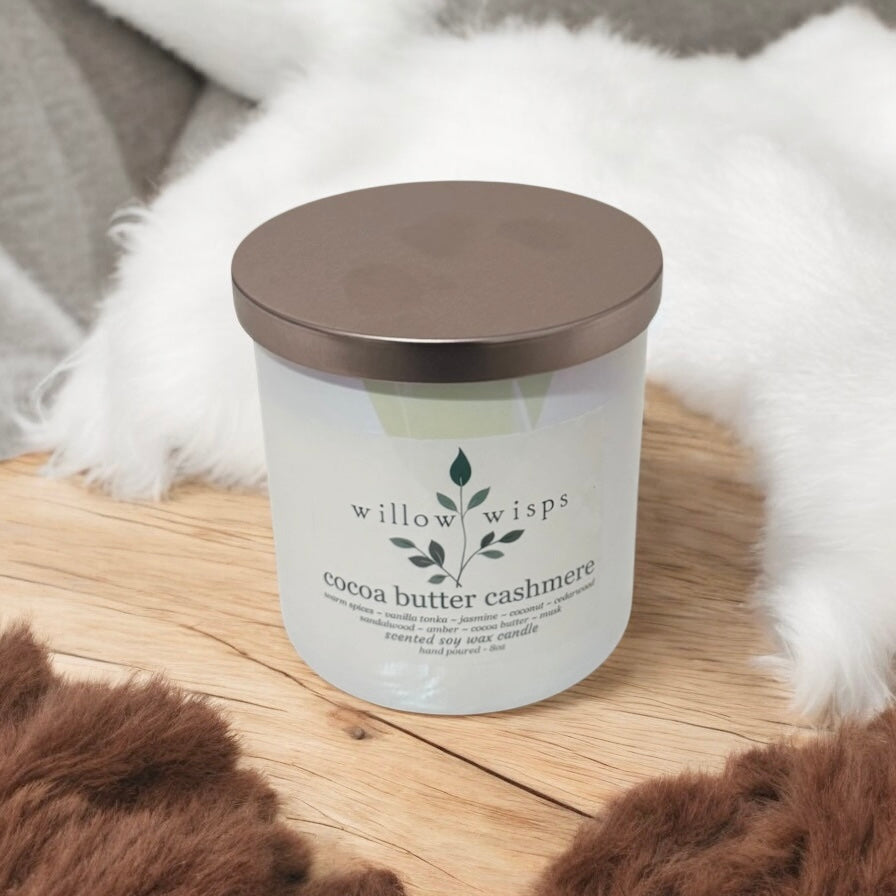 Cocoa Butter Cashmere 8oz Iridescent Candle