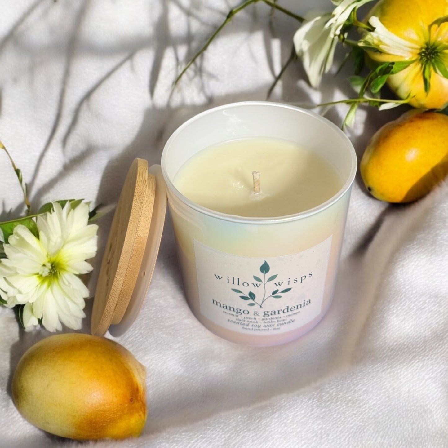 Mango & Gardenia 8oz Iridescent Candle