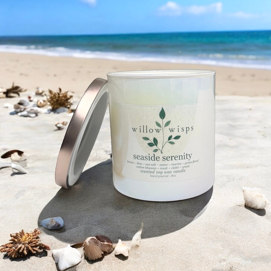 Seaside Serenity 8oz Iridescent Candle
