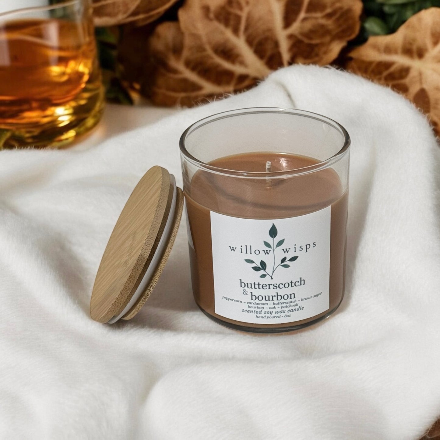 Butterscotch & Bourbon 8oz Candle