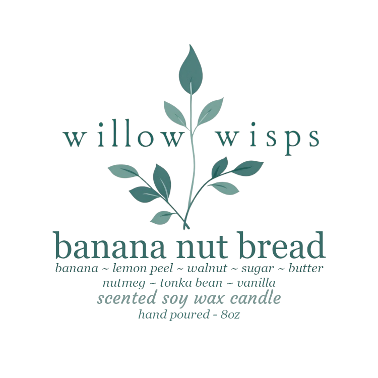 Banana Nut Bread 8oz Iridescent Candle