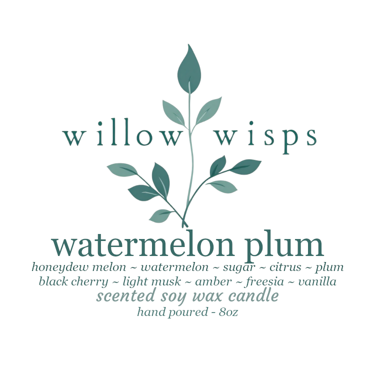 Watermelon Plum 8oz Iridescent Candle