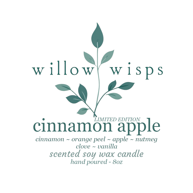 Cinnamon Apple 8oz Iridescent Candle