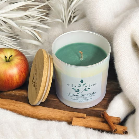 Cinnamon Apple 8oz Iridescent Candle