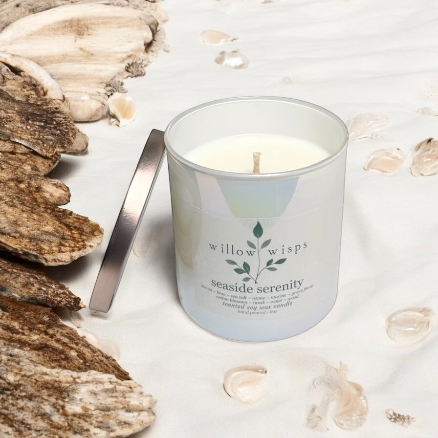 Seaside Serenity 8oz Iridescent Candle