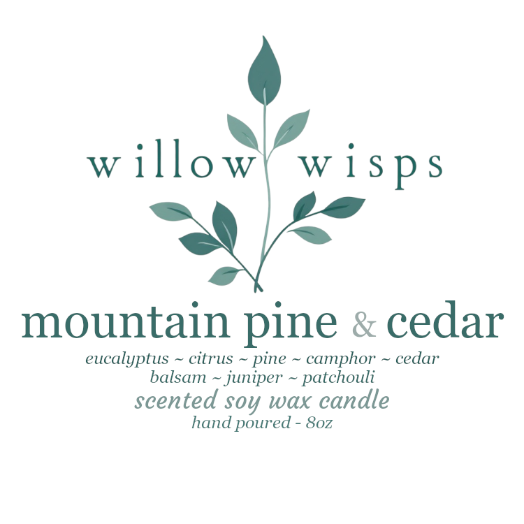 Mountain Pine & Cedar 8oz Iridescent Candle