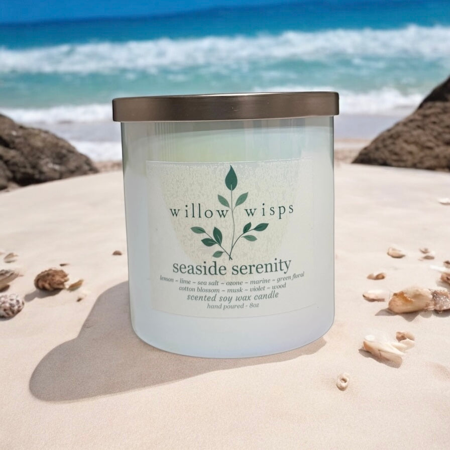 Seaside Serenity 8oz Iridescent Candle