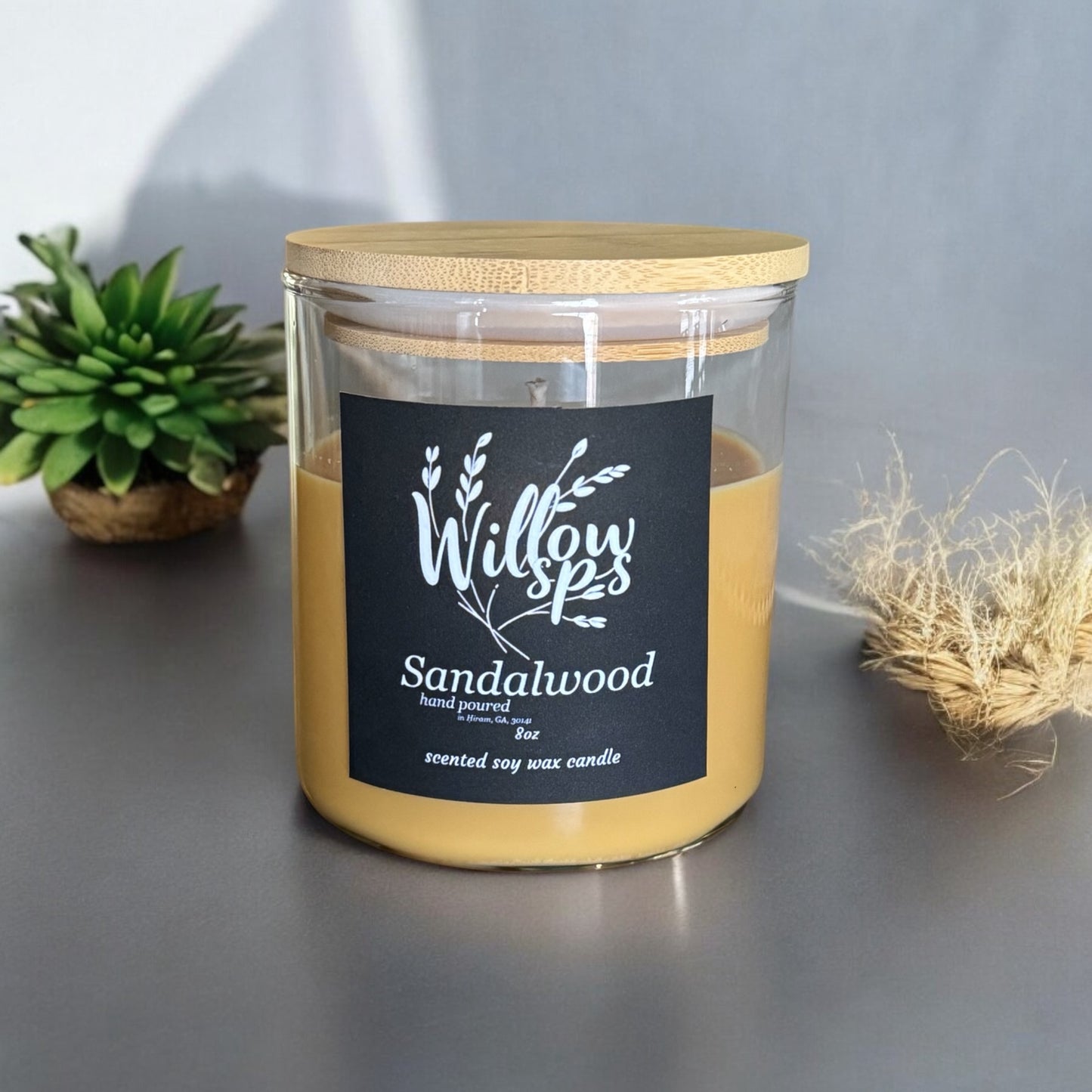 Sandalwood 8oz Candle